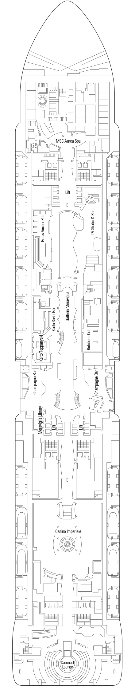 Deck 7 - Taj Mahal