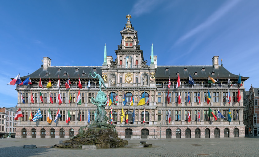 Het stadshuis van Antwerpen