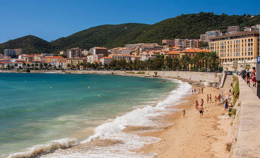 Strand van ajaccio