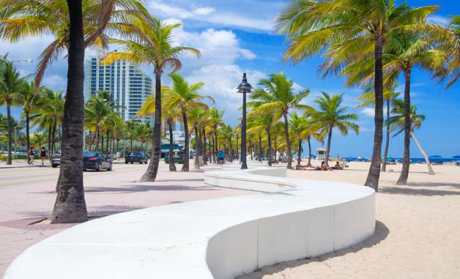 Strand bij Fort Lauderdale