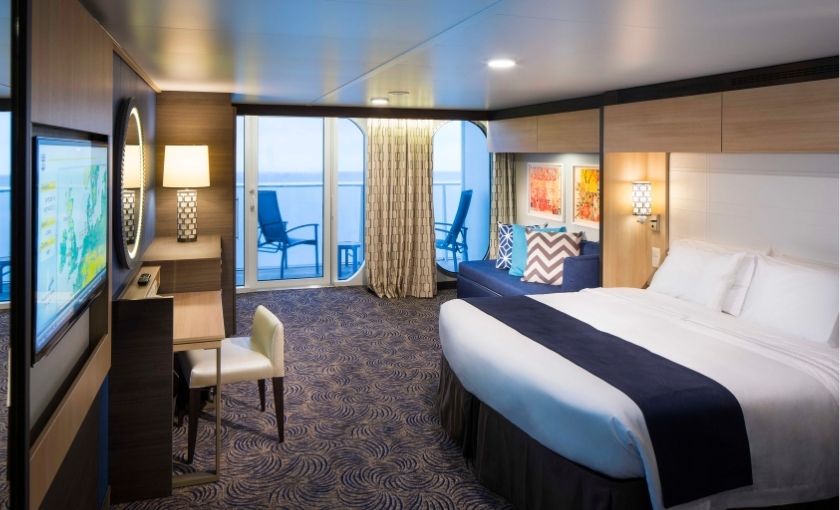 Ovation of the seas buitenhut met balkon 4D