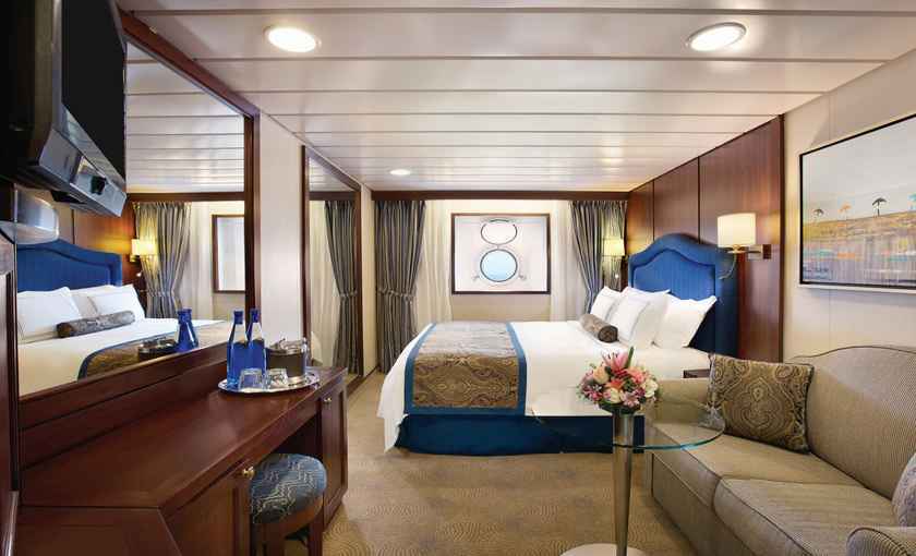 Deluxe buitenhut kleinschalig schip Oceania