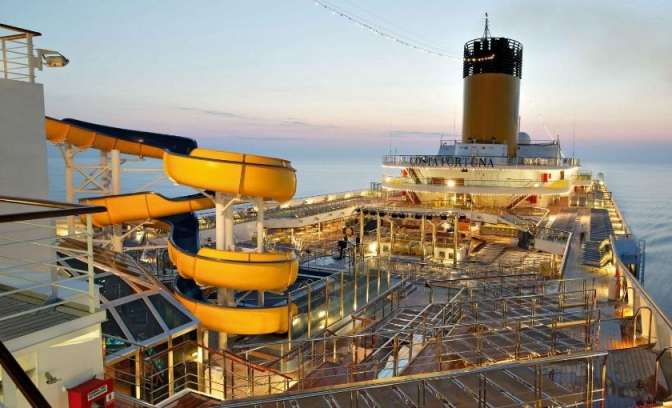 Costa Fortuna bovenste dek