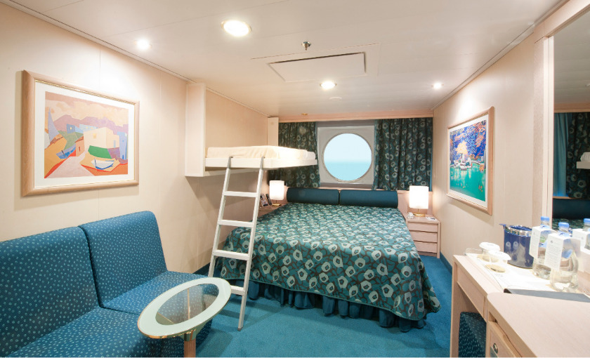 Een buitenhut op de MSC Orchestra