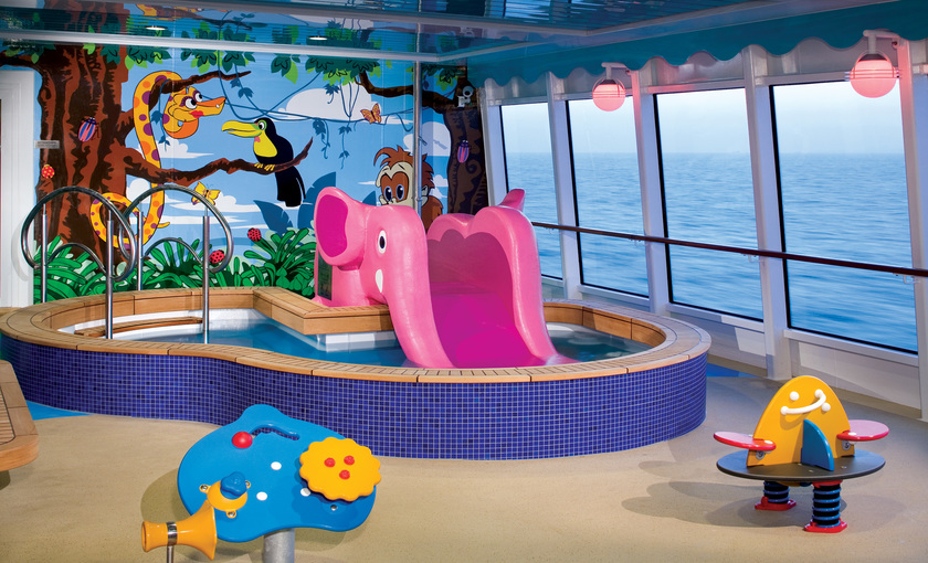 Een pierenbadje op de Norwegian Gem van NCL