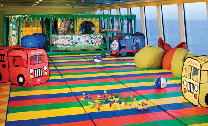 Een kidsclub op de Norwegian Gem van NCL