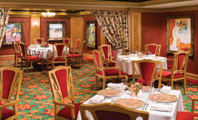 Restaurant le bistro op de Norwegian Gem van NCL