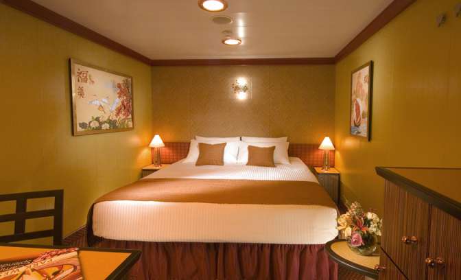 Hutten van rederij Carnival, cruiseschip Splendor 