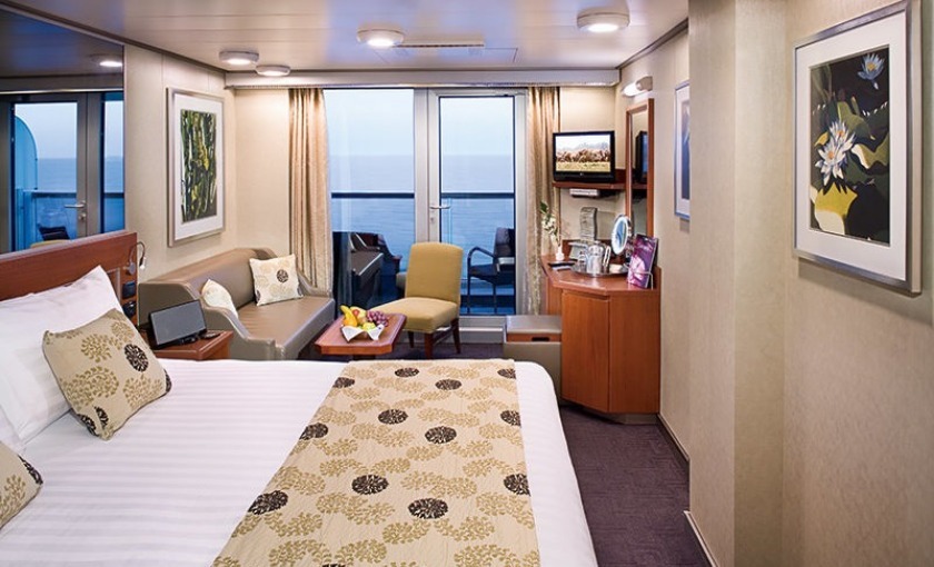 Een balkonhut op de Eurodam van Holland America Line