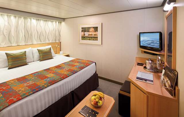 Een binnenhut op de Nieuw Amsterdam van Holland America Line