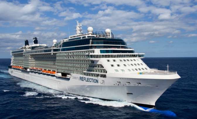 Het volledige schip de Reflection van Celebrity cruises