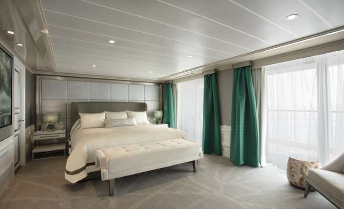 Een suite op de Seven seas Explorer