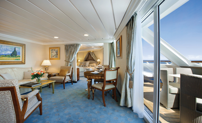 Een vista suite op de Oceania Sirena van Oceania Cruises