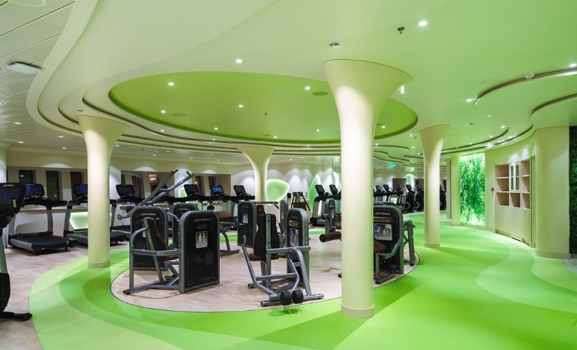 Sportschool op de AidaPerla