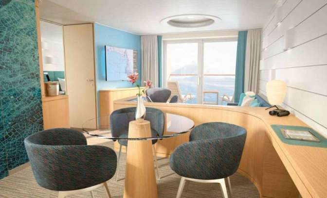 Hanseatic Inspiration lounge in hut