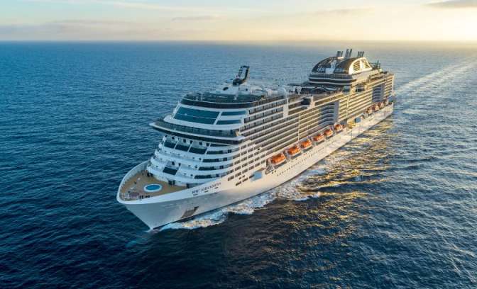 MSC Grandiosa Aerial