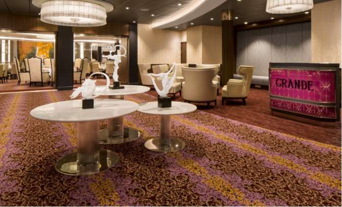 Grande cafe op de Grandeur of the Seas