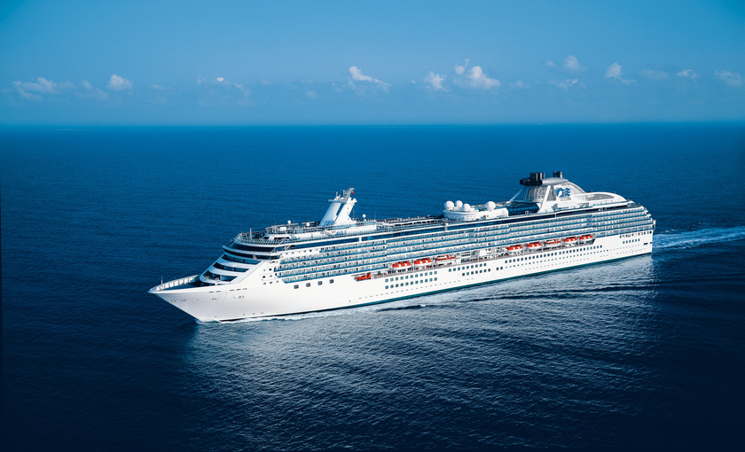 De Coral Princess van Princes Cruises