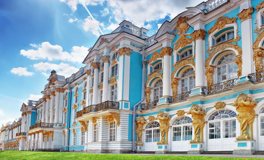 Het Catharinapaleis in St. Petersburg