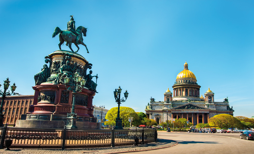 St. Isaacs kathedraal in St. Petersburg