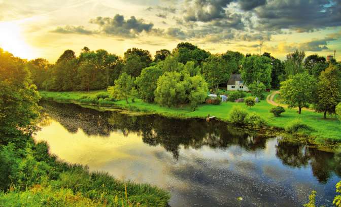 De natuur in Letland